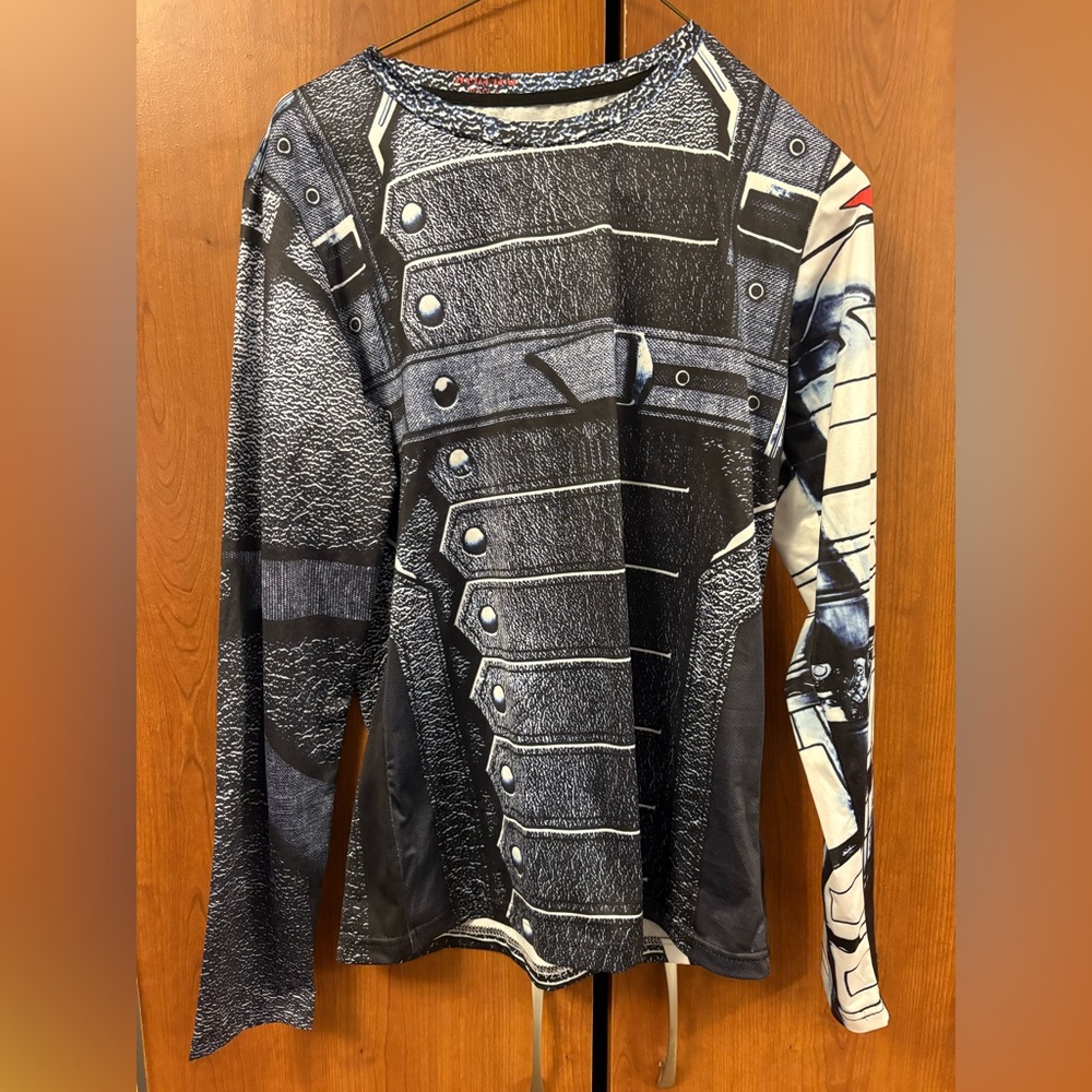 Marvel Long Sleeve Costume Shirts – Winter Soldier & Futuristic Armor